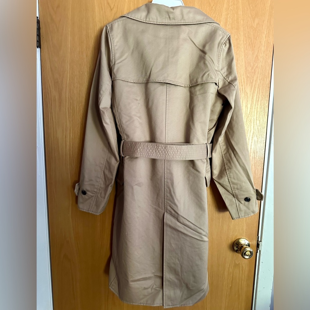Uniqlo Ines de la Fressange Khaki Trench Coat - Picture 7 of 12